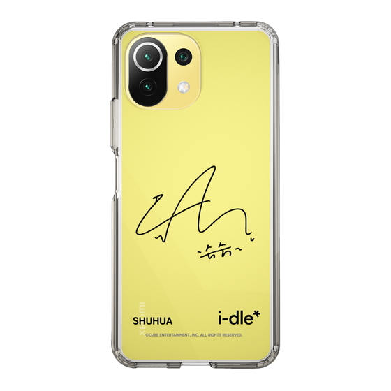 スリムプロテクションケース［ 2025 i-dle first japan tour - 手書きサイン - SHUHUA ］