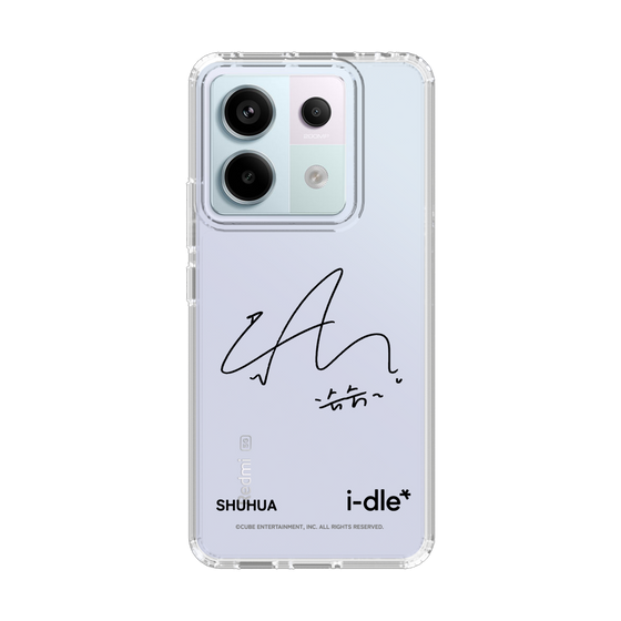 スリムプロテクションケース［ 2025 i-dle first japan tour - 手書きサイン - SHUHUA ］