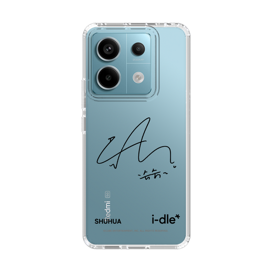 スリムプロテクションケース［ 2025 i-dle first japan tour - 手書きサイン - SHUHUA ］
