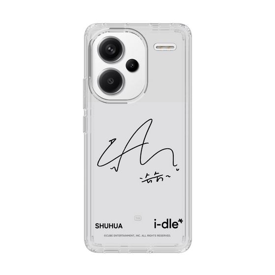 スリムプロテクションケース［ 2025 i-dle first japan tour - 手書きサイン - SHUHUA ］
