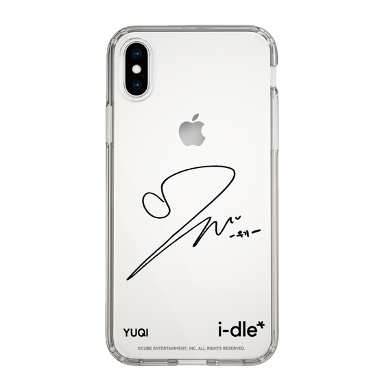 スリムプロテクションケース［ 2025 i-dle first japan tour - 手書きサイン - YUQI ］