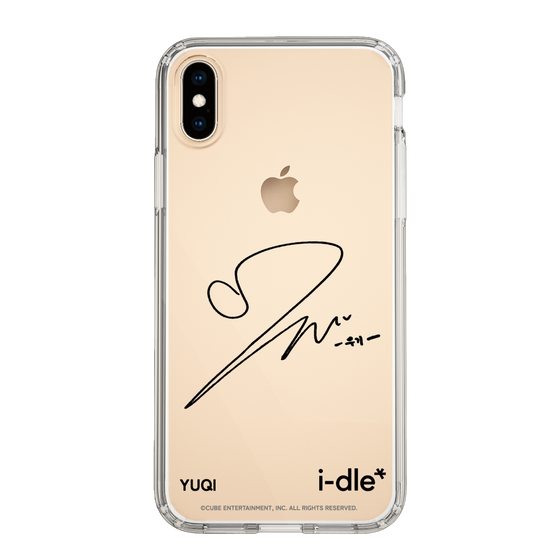 スリムプロテクションケース［ 2025 i-dle first japan tour - 手書きサイン - YUQI ］
