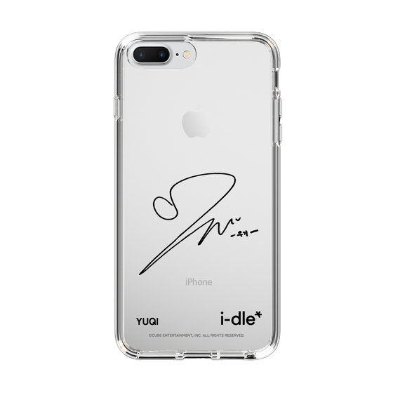 スリムプロテクションケース［ 2025 i-dle first japan tour - 手書きサイン - YUQI ］