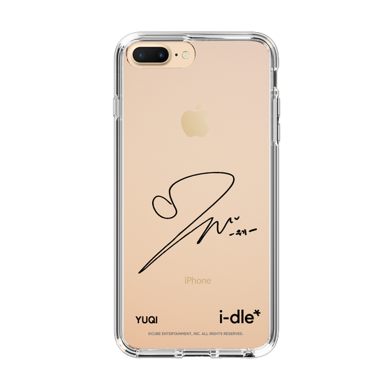 スリムプロテクションケース［ 2025 i-dle first japan tour - 手書きサイン - YUQI ］