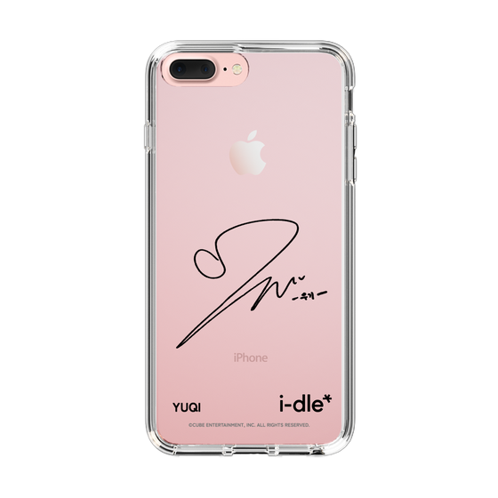 スリムプロテクションケース［ 2025 i-dle first japan tour - 手書きサイン - YUQI ］