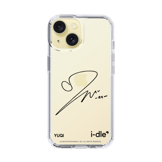 スリムプロテクションケース［ 2025 i-dle first japan tour - 手書きサイン - YUQI ］