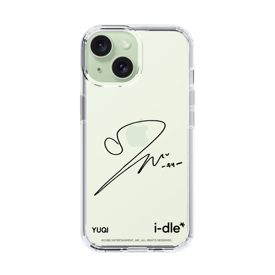 スリムプロテクションケース［ 2025 i-dle first japan tour - 手書きサイン - YUQI ］