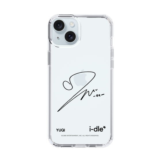 スリムプロテクションケース［ 2025 i-dle first japan tour - 手書きサイン - YUQI ］