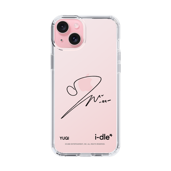 スリムプロテクションケース［ 2025 i-dle first japan tour - 手書きサイン - YUQI ］