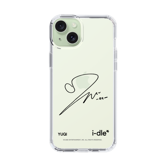 スリムプロテクションケース［ 2025 i-dle first japan tour - 手書きサイン - YUQI ］