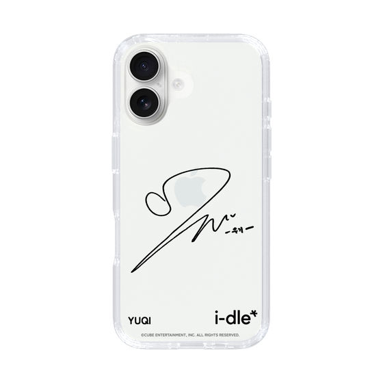 スリムプロテクションケース［ 2025 i-dle first japan tour - 手書きサイン - YUQI ］