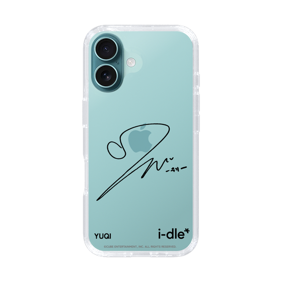 スリムプロテクションケース［ 2025 i-dle first japan tour - 手書きサイン - YUQI ］