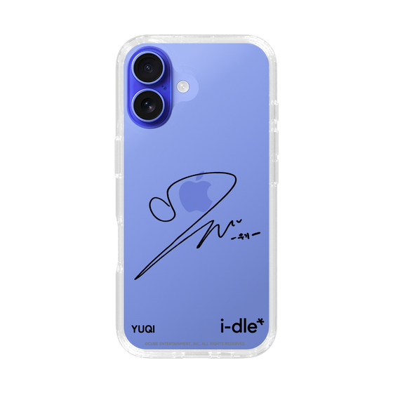スリムプロテクションケース［ 2025 i-dle first japan tour - 手書きサイン - YUQI ］