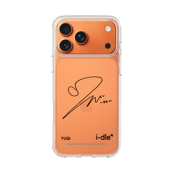 スリムプロテクションケース［ 2025 i-dle first japan tour - 手書きサイン - YUQI ］