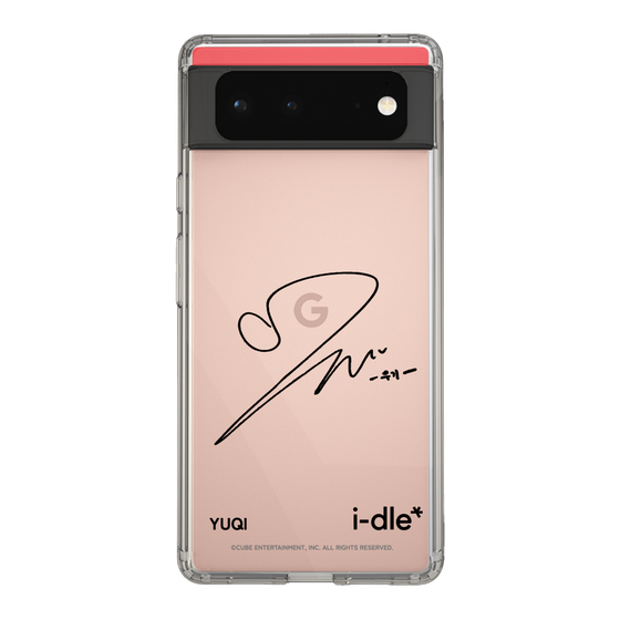 スリムプロテクションケース［ 2025 i-dle first japan tour - 手書きサイン - YUQI ］