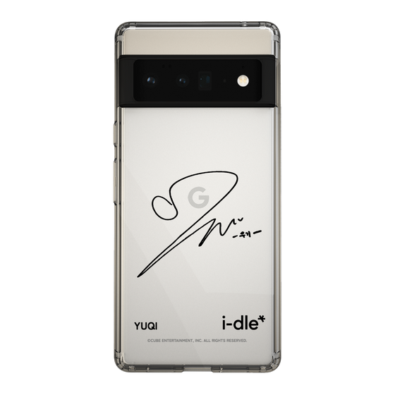 スリムプロテクションケース［ 2025 i-dle first japan tour - 手書きサイン - YUQI ］