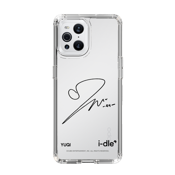 スリムプロテクションケース［ 2025 i-dle first japan tour - 手書きサイン - YUQI ］