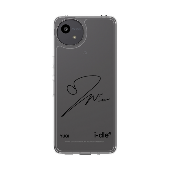 スリムプロテクションケース［ 2025 i-dle first japan tour - 手書きサイン - YUQI ］