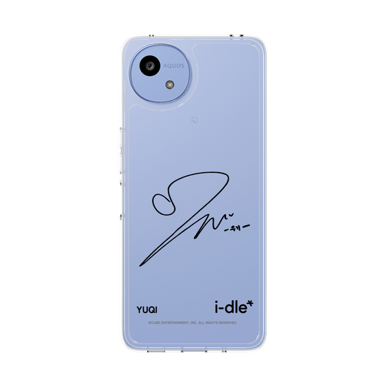 スリムプロテクションケース［ 2025 i-dle first japan tour - 手書きサイン - YUQI ］