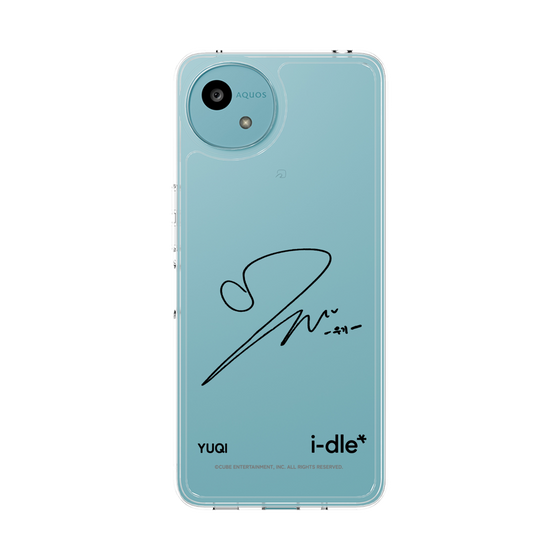 スリムプロテクションケース［ 2025 i-dle first japan tour - 手書きサイン - YUQI ］
