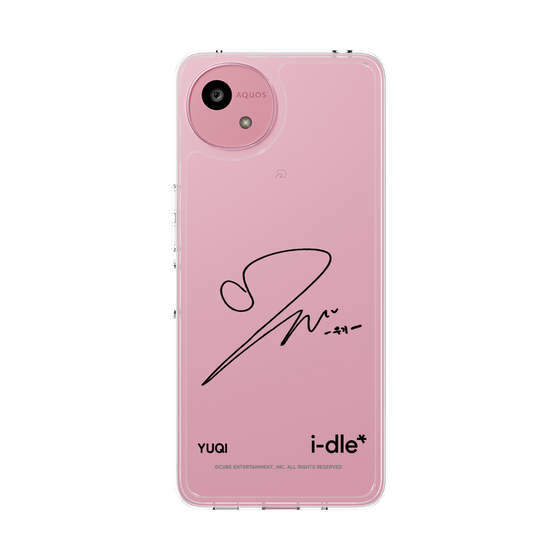 スリムプロテクションケース［ 2025 i-dle first japan tour - 手書きサイン - YUQI ］