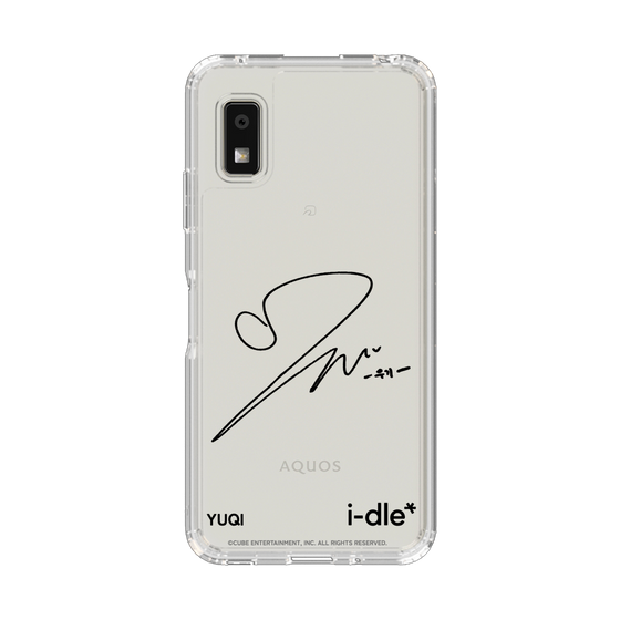 スリムプロテクションケース［ 2025 i-dle first japan tour - 手書きサイン - YUQI ］