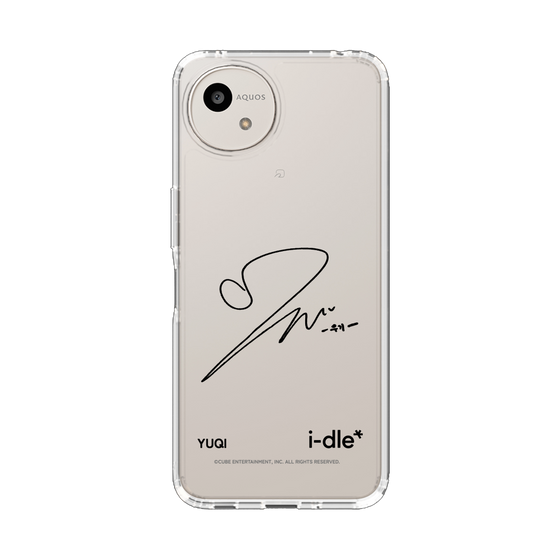 スリムプロテクションケース［ 2025 i-dle first japan tour - 手書きサイン - YUQI ］