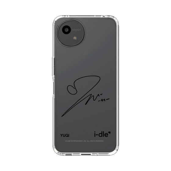 スリムプロテクションケース［ 2025 i-dle first japan tour - 手書きサイン - YUQI ］