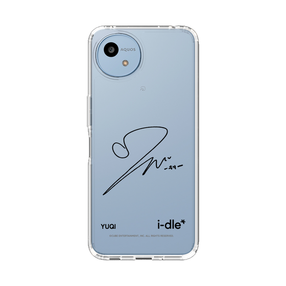 スリムプロテクションケース［ 2025 i-dle first japan tour - 手書きサイン - YUQI ］
