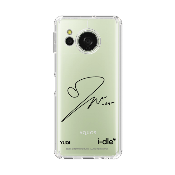 スリムプロテクションケース［ 2025 i-dle first japan tour - 手書きサイン - YUQI ］