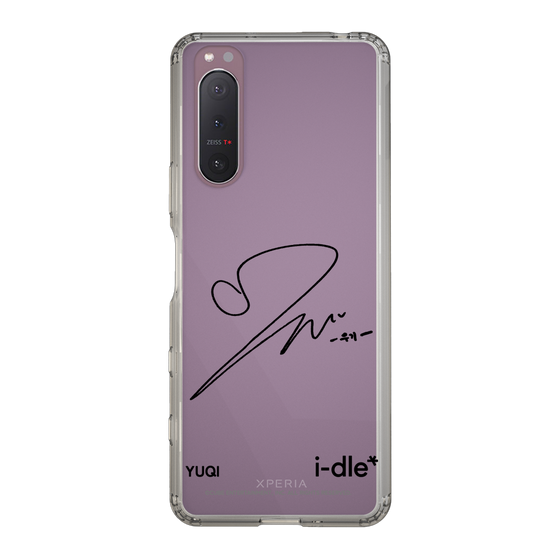 スリムプロテクションケース［ 2025 i-dle first japan tour - 手書きサイン - YUQI ］