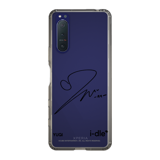スリムプロテクションケース［ 2025 i-dle first japan tour - 手書きサイン - YUQI ］
