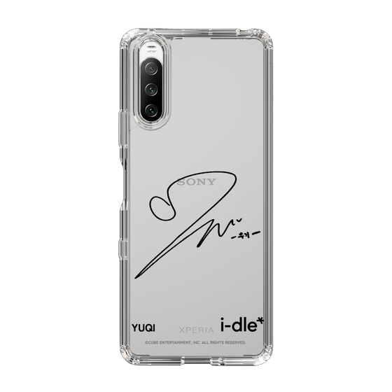 スリムプロテクションケース［ 2025 i-dle first japan tour - 手書きサイン - YUQI ］