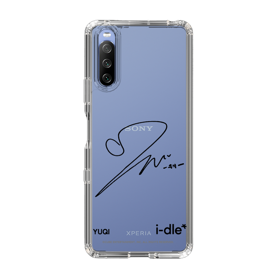 スリムプロテクションケース［ 2025 i-dle first japan tour - 手書きサイン - YUQI ］