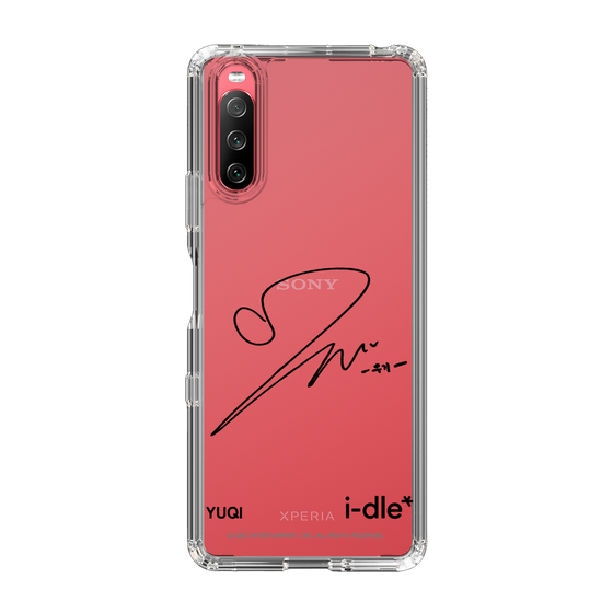スリムプロテクションケース［ 2025 i-dle first japan tour - 手書きサイン - YUQI ］