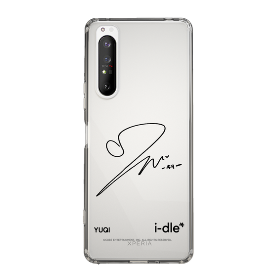 スリムプロテクションケース［ 2025 i-dle first japan tour - 手書きサイン - YUQI ］