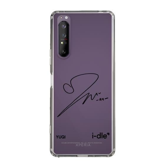 スリムプロテクションケース［ 2025 i-dle first japan tour - 手書きサイン - YUQI ］