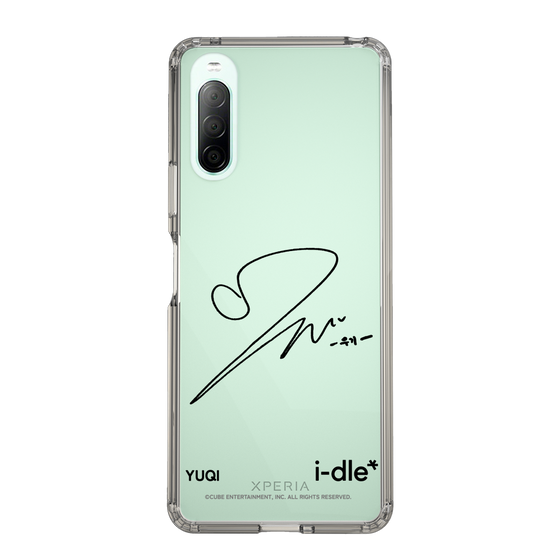 スリムプロテクションケース［ 2025 i-dle first japan tour - 手書きサイン - YUQI ］