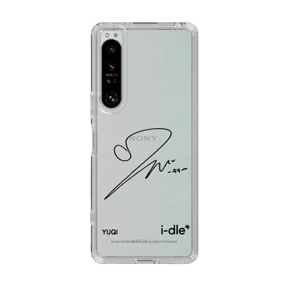 スリムプロテクションケース［ 2025 i-dle first japan tour - 手書きサイン - YUQI ］