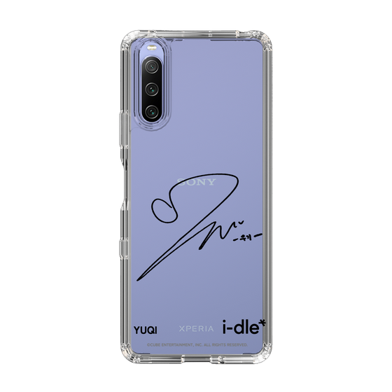 スリムプロテクションケース［ 2025 i-dle first japan tour - 手書きサイン - YUQI ］