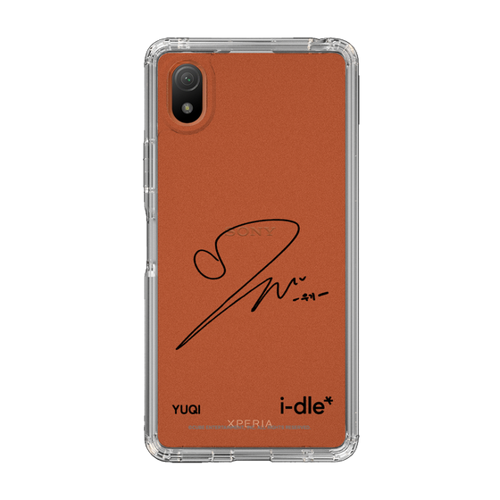 スリムプロテクションケース［ 2025 i-dle first japan tour - 手書きサイン - YUQI ］
