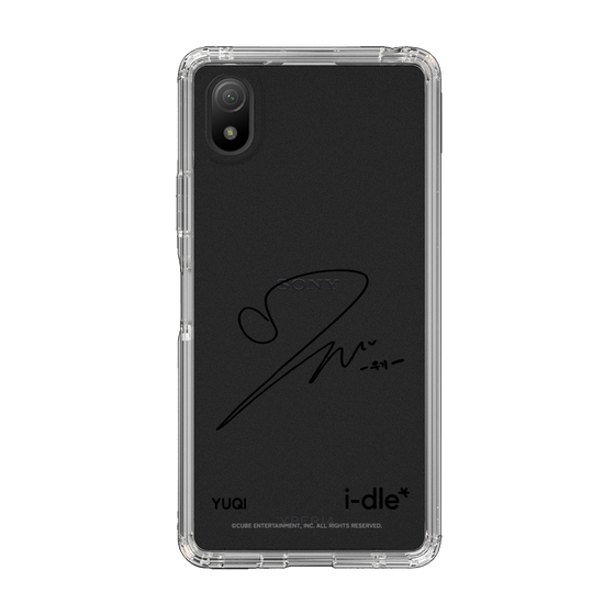スリムプロテクションケース［ 2025 i-dle first japan tour - 手書きサイン - YUQI ］