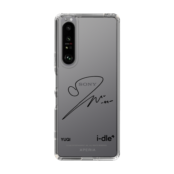 スリムプロテクションケース［ 2025 i-dle first japan tour - 手書きサイン - YUQI ］