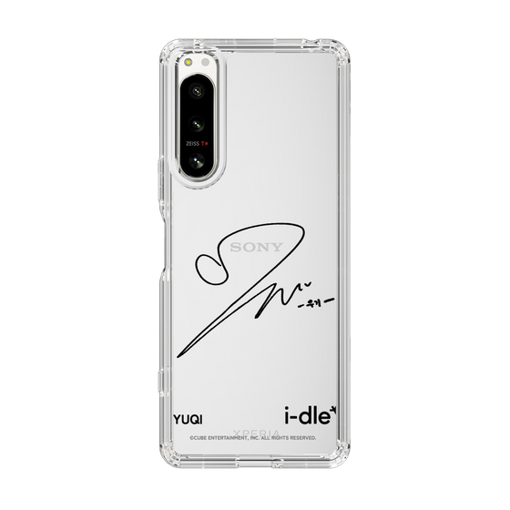 スリムプロテクションケース［ 2025 i-dle first japan tour - 手書きサイン - YUQI ］