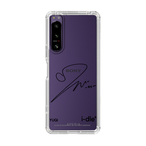 スリムプロテクションケース［ 2025 i-dle first japan tour - 手書きサイン - YUQI ］