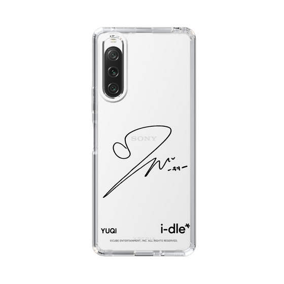 スリムプロテクションケース［ 2025 i-dle first japan tour - 手書きサイン - YUQI ］