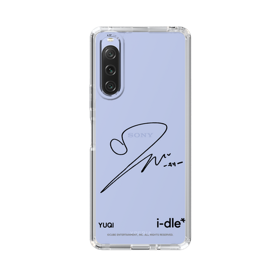 スリムプロテクションケース［ 2025 i-dle first japan tour - 手書きサイン - YUQI ］