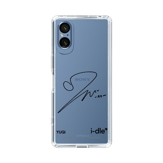 スリムプロテクションケース［ 2025 i-dle first japan tour - 手書きサイン - YUQI ］