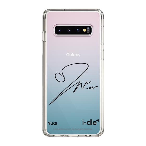 スリムプロテクションケース［ 2025 i-dle first japan tour - 手書きサイン - YUQI ］