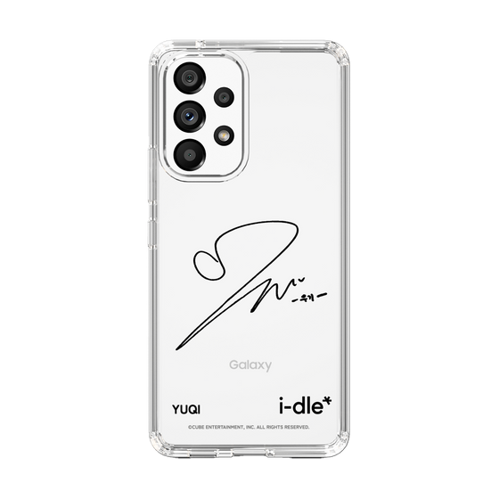 スリムプロテクションケース［ 2025 i-dle first japan tour - 手書きサイン - YUQI ］